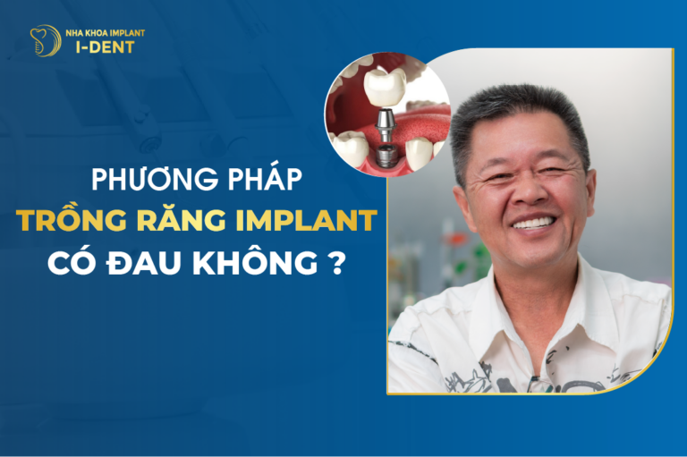 trồng răng implant có đau không