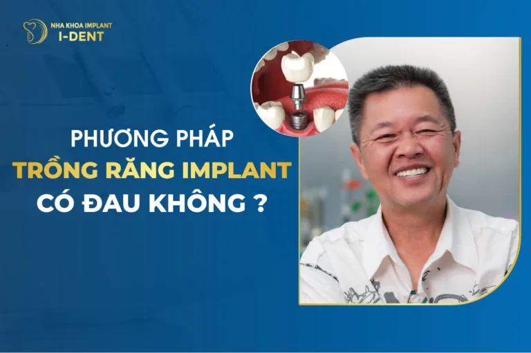 trồng răng implant có đau không