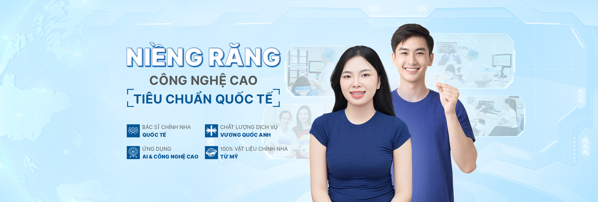 Dịch vụ niềng răng công nghệ cao chuẩn Quốc tế tại I-Dent.