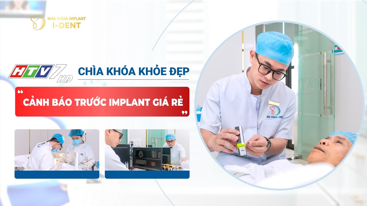 Bác sĩ CKI Hoàng Nguyễn Đình Tín chia sẻ về phương pháp trồng răng implant trên kênh truyền hình HTV7.