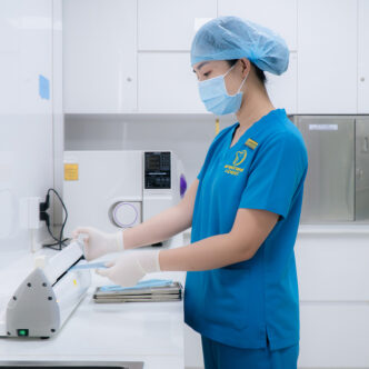 Phòng vô trùng dụng cụ nha khoa tại I-Dent.