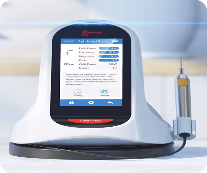 Nha khoa I-Dent trang bị máy laser nha khoa WPL LX 16 PLUS hiện đại.