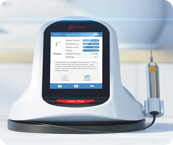 Nha khoa I-Dent trang bị máy laser nha khoa WPL LX 16 PLUS hiện đại.
