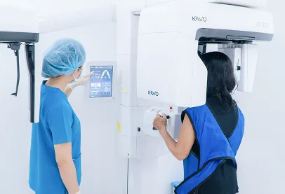 Nha khoa I-Dent ứng dụng ông nghệ chẩn đoán hình ảnh CT Cone Beam 3D trong thăm khám.