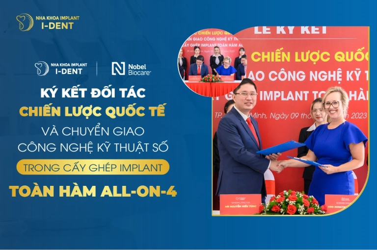 Lễ ký kết hợp tác và chuyển giao công nghệ Implant All-On-4 với Nobel Biocare