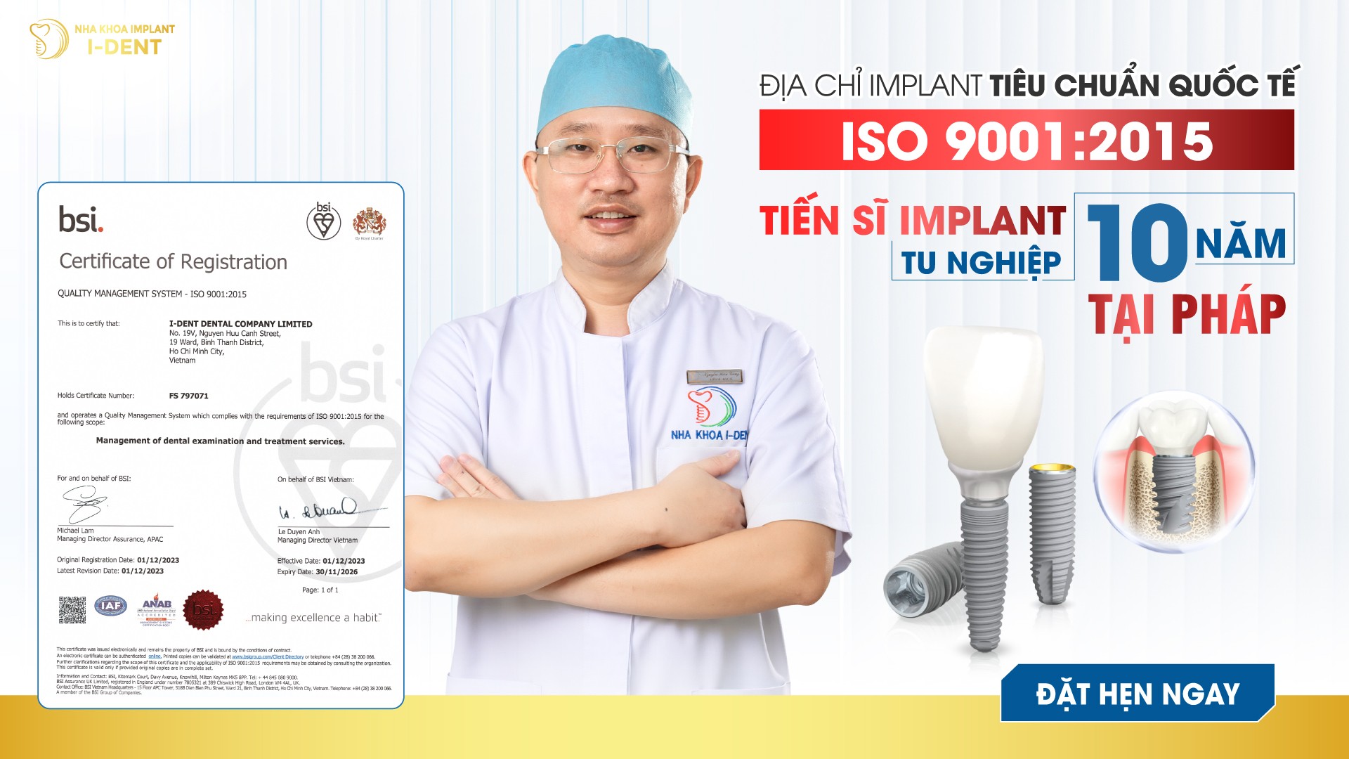 BẢNG GIÁ IMPLANT TOÀN HÀM ALL ON 4 TRỌN GÓI