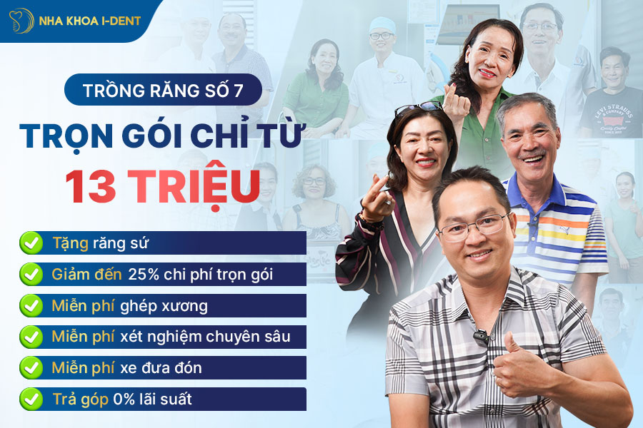trồng răng hàm số 7 giá bao nhiêu