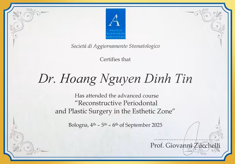 Reconstructive Periodontal and Plastic Surgery in the Esthetic Zone BS Tín