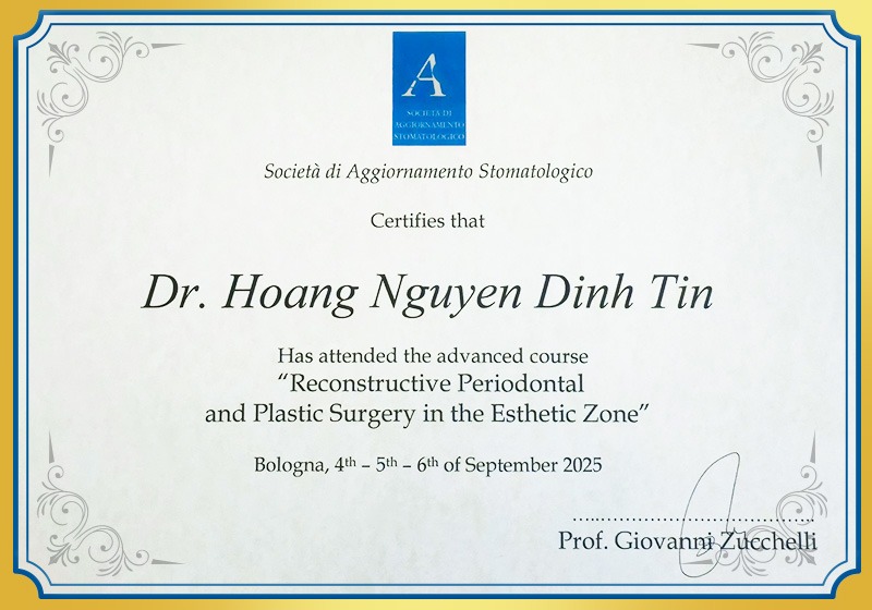 Reconstructive Periodontal and Plastic Surgery in the Esthetic Zone BS Tín