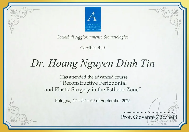 Reconstructive Periodontal and Plastic Surgery in the Esthetic Zone BS Tín