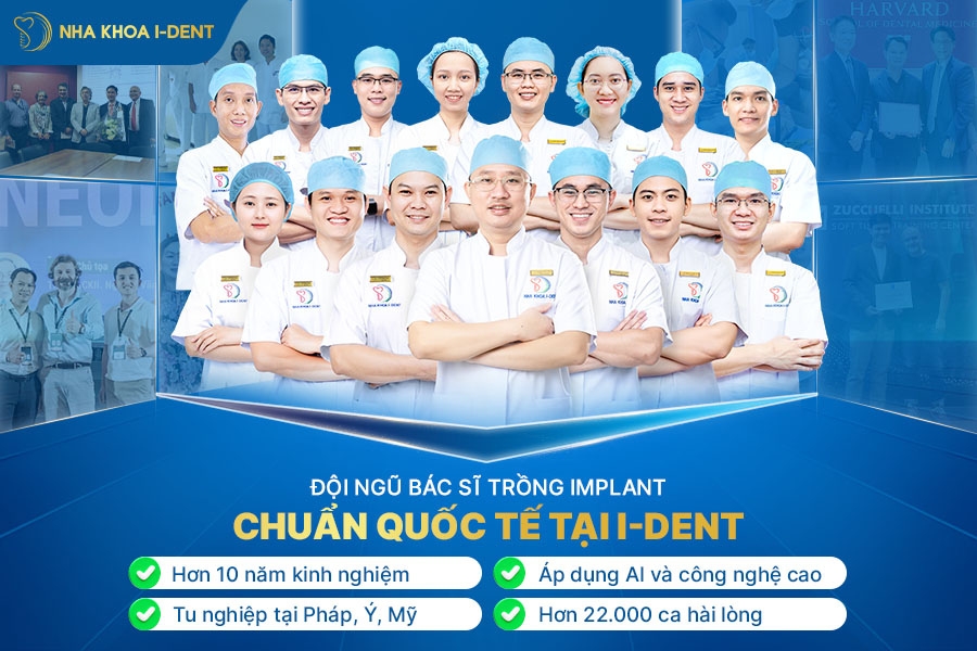 đội ngũ bác sĩ nha khoa i-dent gò vấp