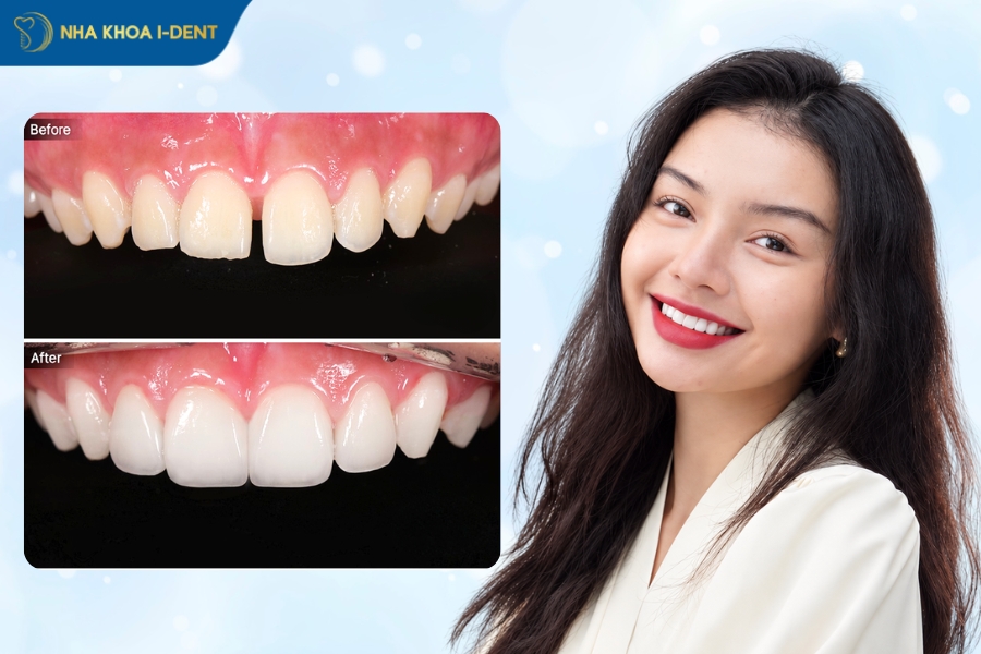dán sứ veneer 2 răng cửa