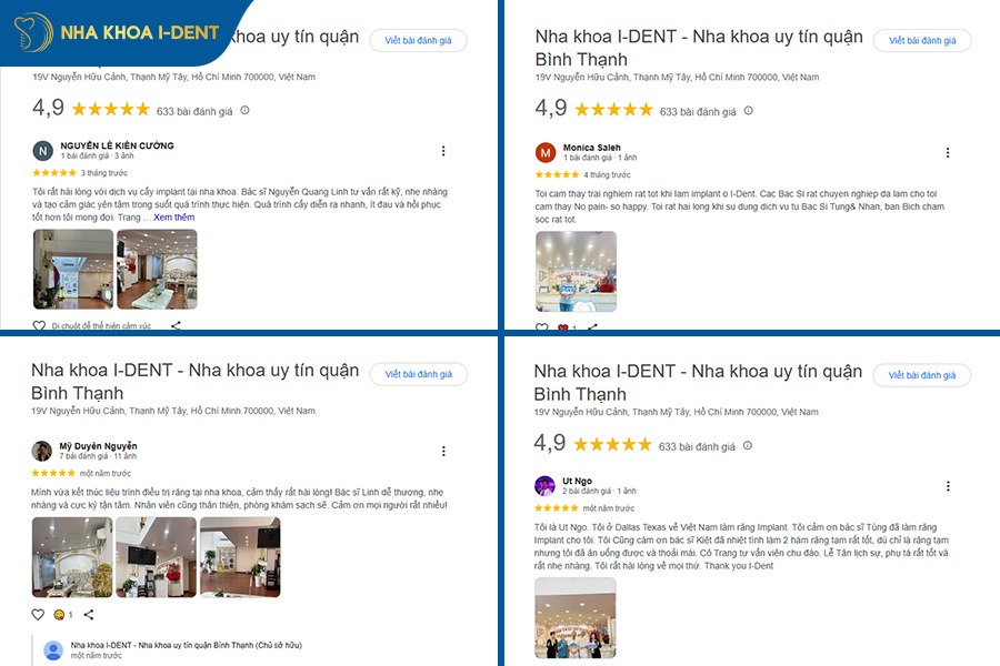 khách hàng review trồng răng implant