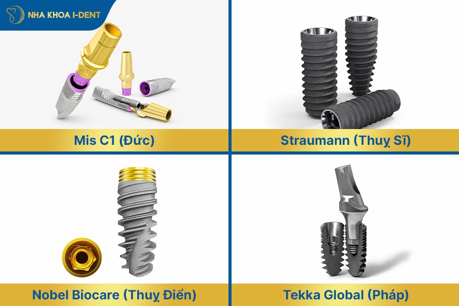 kinh nghiệm chọn loại trụ trồng răng implant