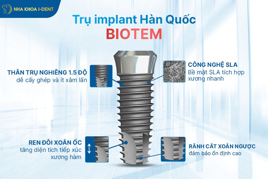 trụ implant biotem