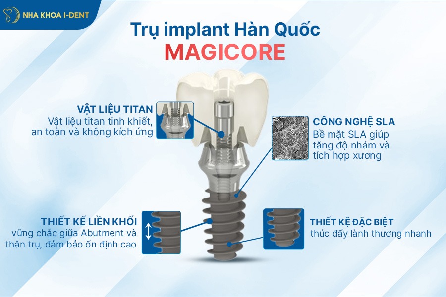 các loại implant hàn quốc