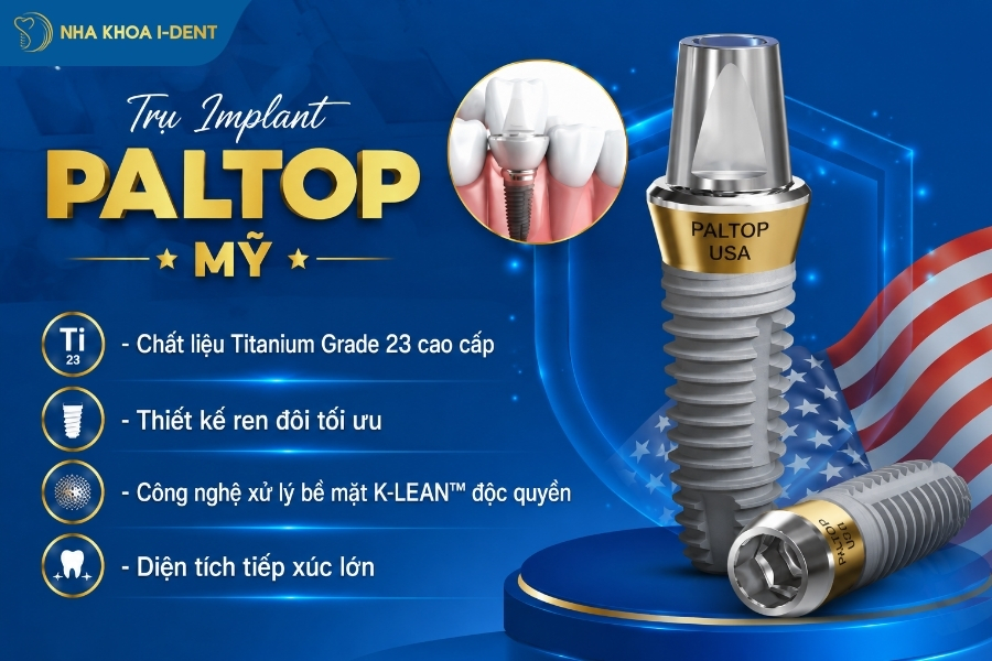 Trụ Implant Paltop Mỹ