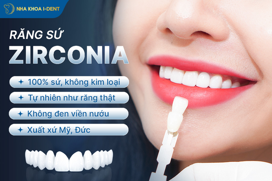răng sứ zirconia có mấy loại