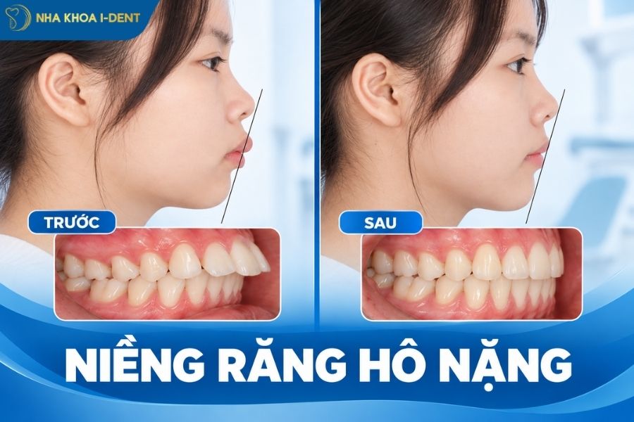 niềng răng hô nặng