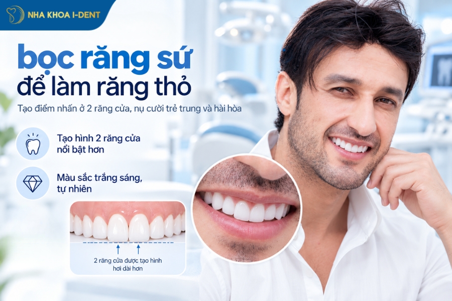 răng thỏ sứ