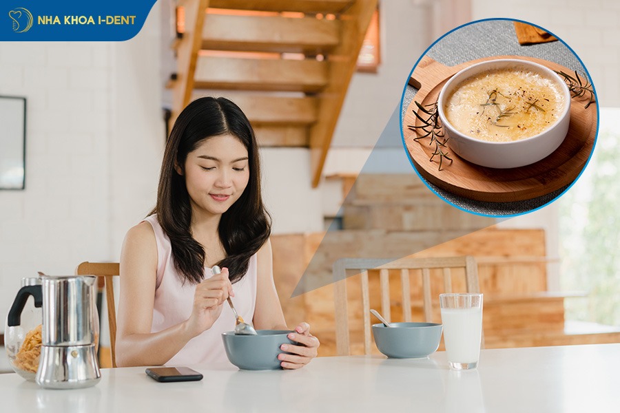 Ăn đồ mềm trong 2–3 ngày đầu để giảm áp lực lên răng