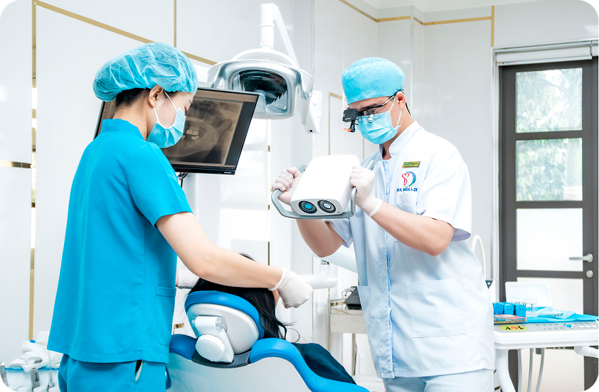 Phòng điều trị tổng quát của nha khoa I-Dent.