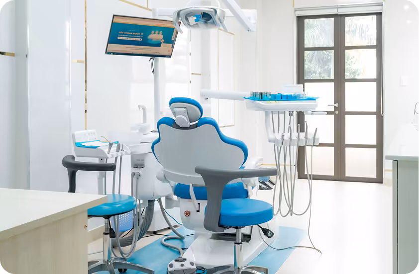 Phòng điều trị tổng quát của nha khoa I-Dent.