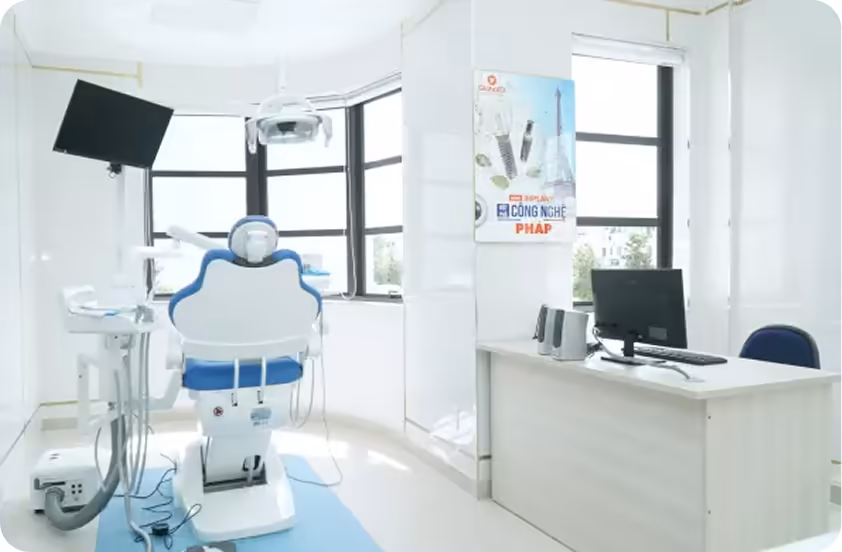 Phòng điều trị tổng quát của nha khoa I-Dent.