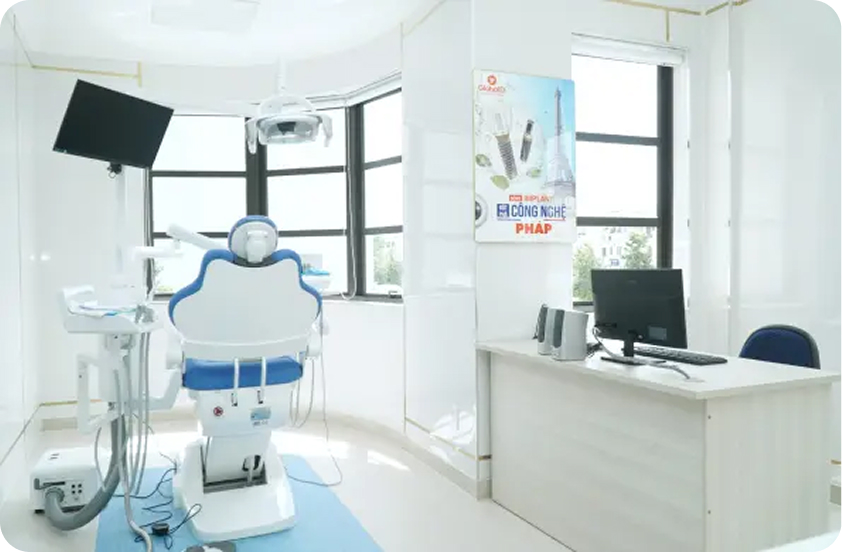 Phòng điều trị tổng quát của nha khoa I-Dent.