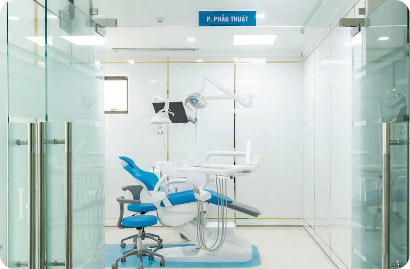Phòng phẫu thuật cấy ghép implant đạt chuẩn Bộ Y tế tại nha khoa I-Dent.