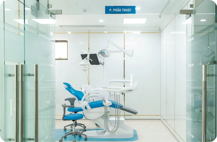 Phòng phẫu thuật cấy ghép implant đạt chuẩn Bộ Y tế tại nha khoa I-Dent.