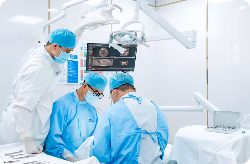 Phòng phẫu thuật cấy ghép implant đạt chuẩn Bộ Y tế tại nha khoa I-Dent.