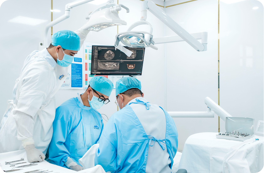 Phòng phẫu thuật cấy ghép implant đạt chuẩn Bộ Y tế tại nha khoa I-Dent.