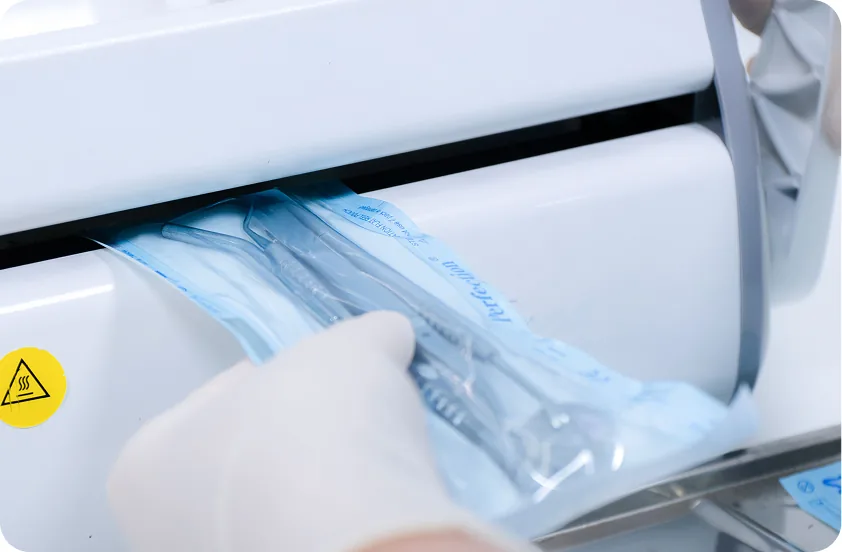 Phòng vô trùng dụng cụ nha khoa tại nha khoa I-Dent.