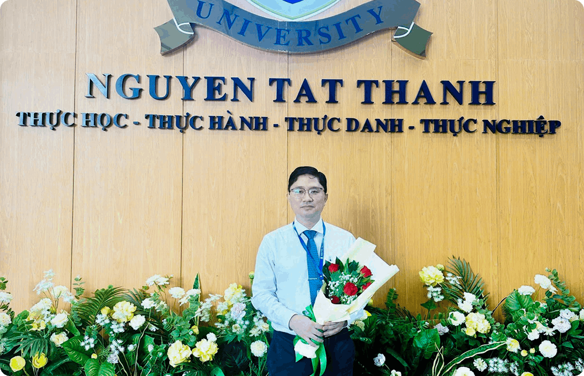 Bác sĩ Tùng đảm nhiệm vai trò Phó Trưởng khoa Răng Hàm Mặt Đại học Nguyễn Tất Thành.