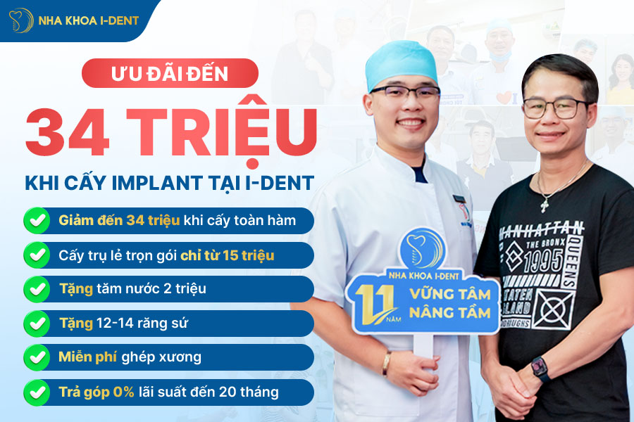 trồng răng hàm trên