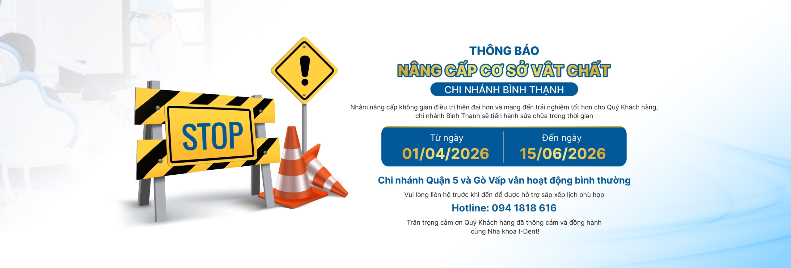 Thông báo bảo trì