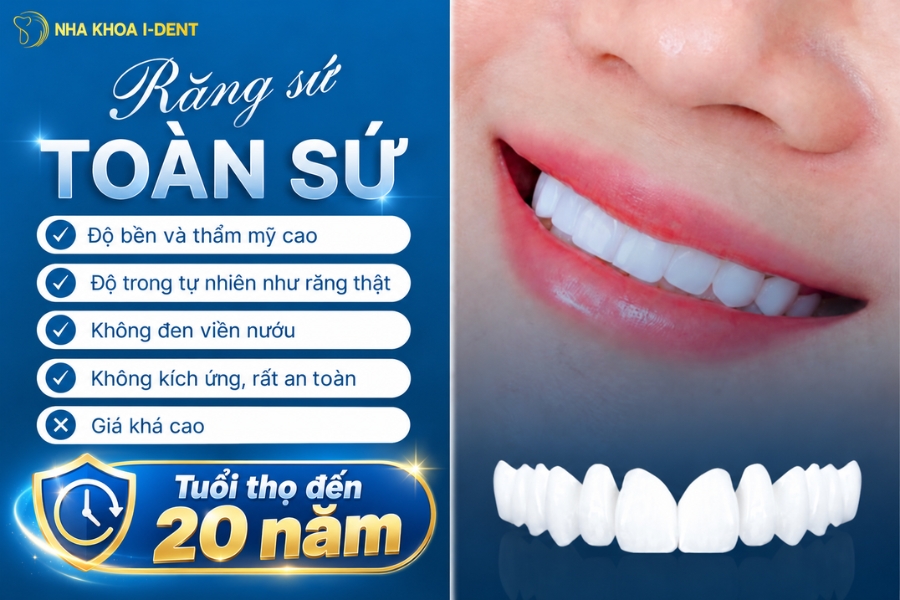 bọc răng sứ bao lâu thì hỏng