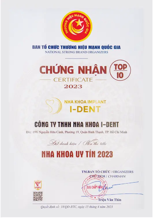 Nha Khoa I Dent Cam Kết Luôn Theo Tiêu Chuẩn Chất Lượng Vương Quốc Anh