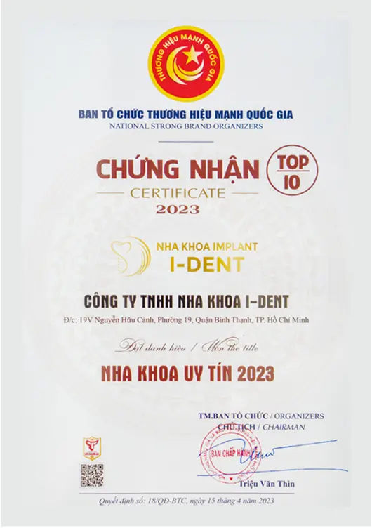 Nha Khoa I Dent Cam Kết Luôn Theo Tiêu Chuẩn Chất Lượng Vương Quốc Anh