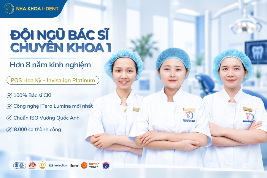 Đội ngũ bác sĩ CKI chuyên sâu niềng Nha khoa I-Dent