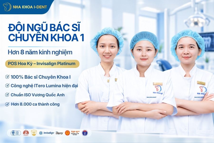 đội ngũ bác sĩ niềng răng tại Nha khoa I-Dent