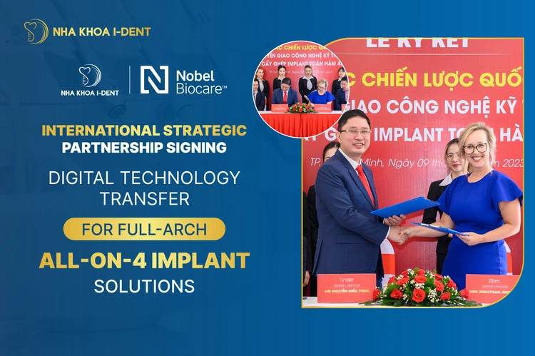 International Strategic Partnership Signing Ceremony and Technology Transfer for Full-Arch Implant Restoration All-on-4 with Nobel Biocare