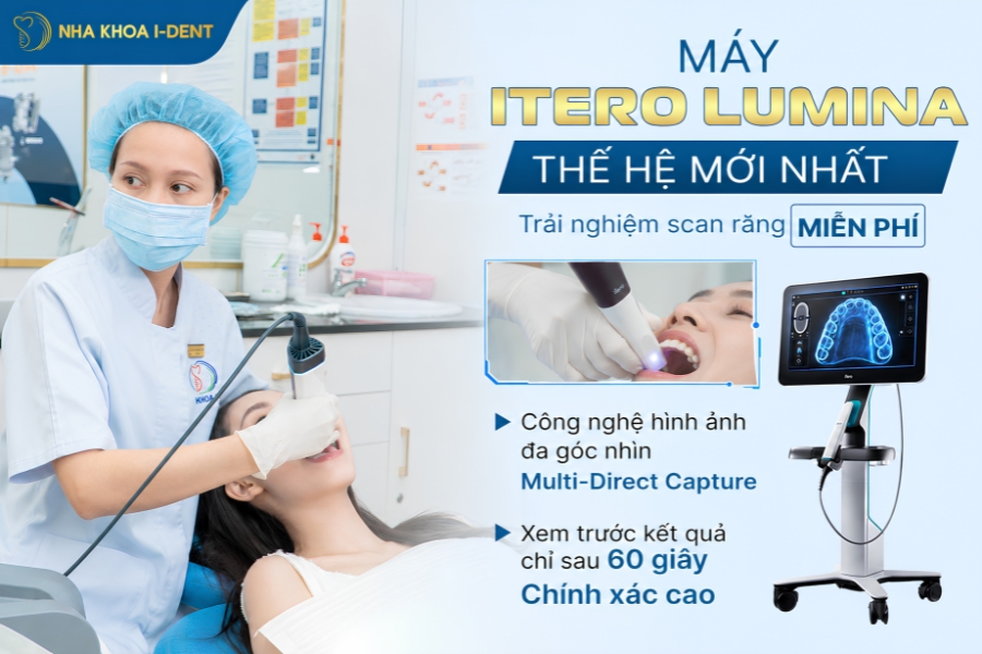 Nha khoa I-Dent trang bị máy iTero Lumina – thế hệ máy quét mới nhất