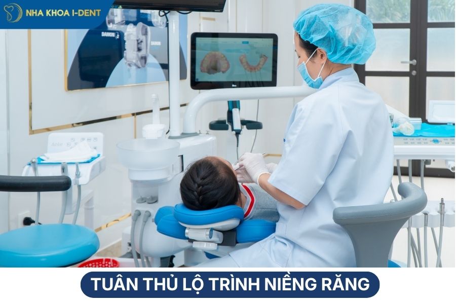 tuân thủ lộ trình niềng răng