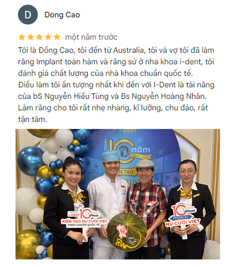 review cắm răng implant