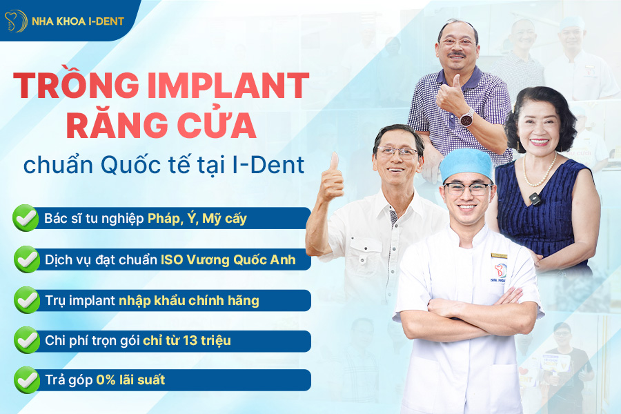 trồng răng implant răng cửa