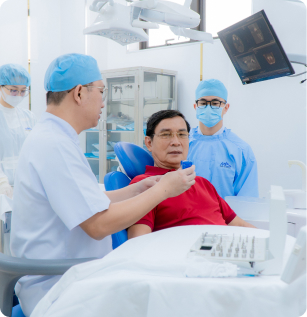 Quy trình điều trị linh hoạt theo lịch trình cô chú Việt Kiều.