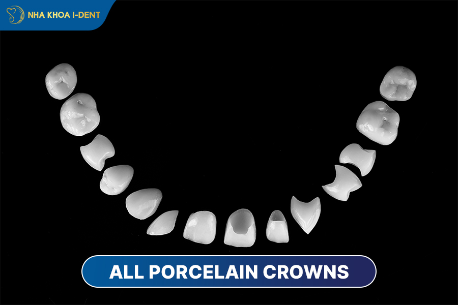 all porcelain crowns