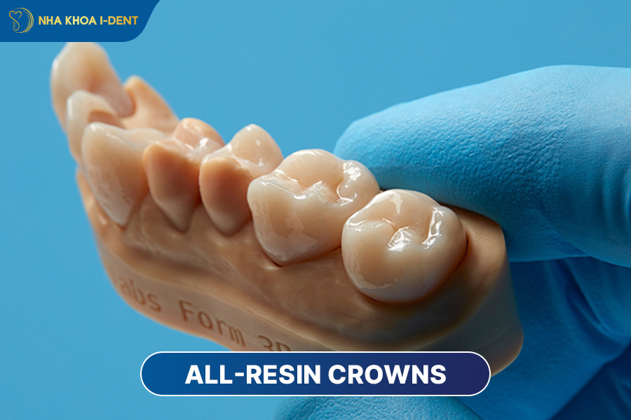 all-resin crowns